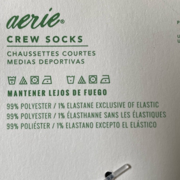 AERIE➕NWT Set Of 3 Colorblock Crew Socks - Picture 6 of 6